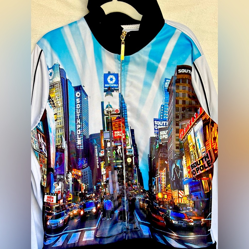 Vtg ‘All Over By Southpole’ Y2K Authentic streetwear zip up AthleticYXL OR MEN S